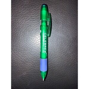 Celebrex Pfizer Green Blue Ballpoint Pen Collectible Pharmacy‎ Advertising